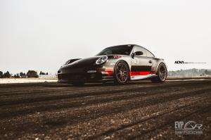 Porsche 911 Turbo by Evolution Motorsports on ADV.1 Wheels (ADV5.0MV2CS) 2015 года